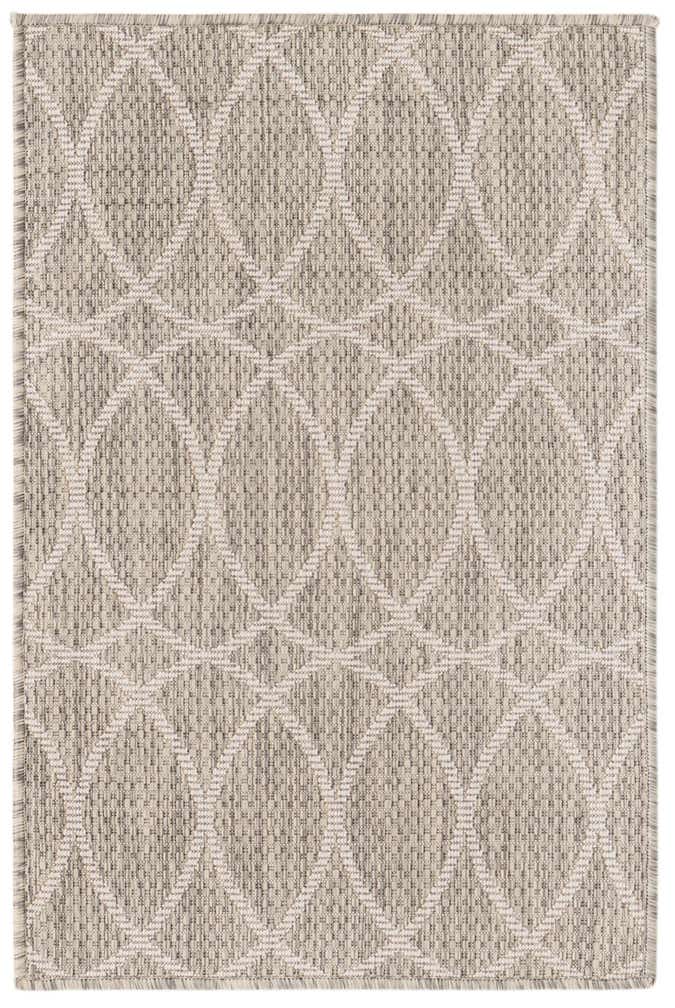 2' x 3' Easy-Clean Lattice Indoor / Outdoor Rug
