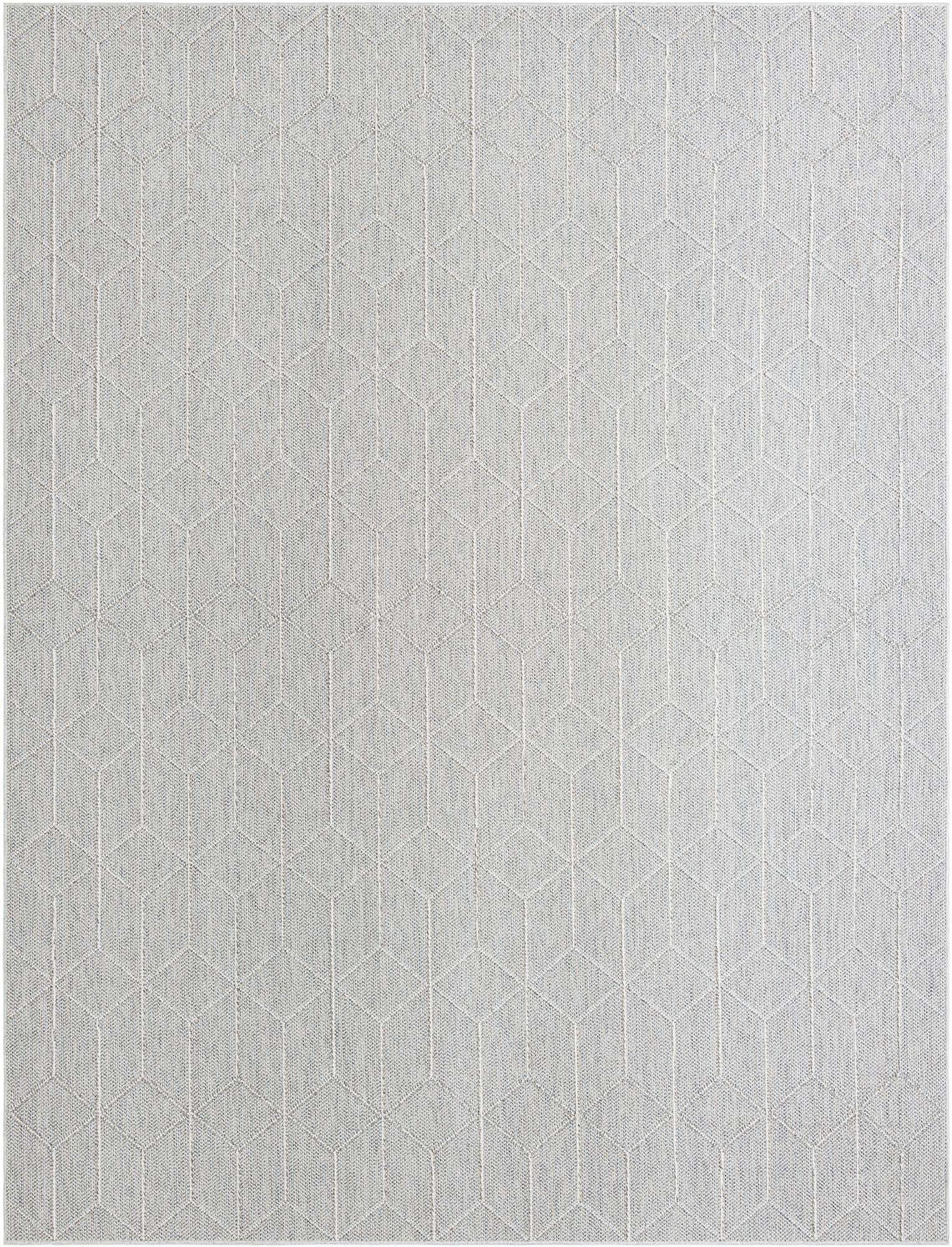 9' x 12' Easy-Clean Lattice Indoor / Outdoor Rug
