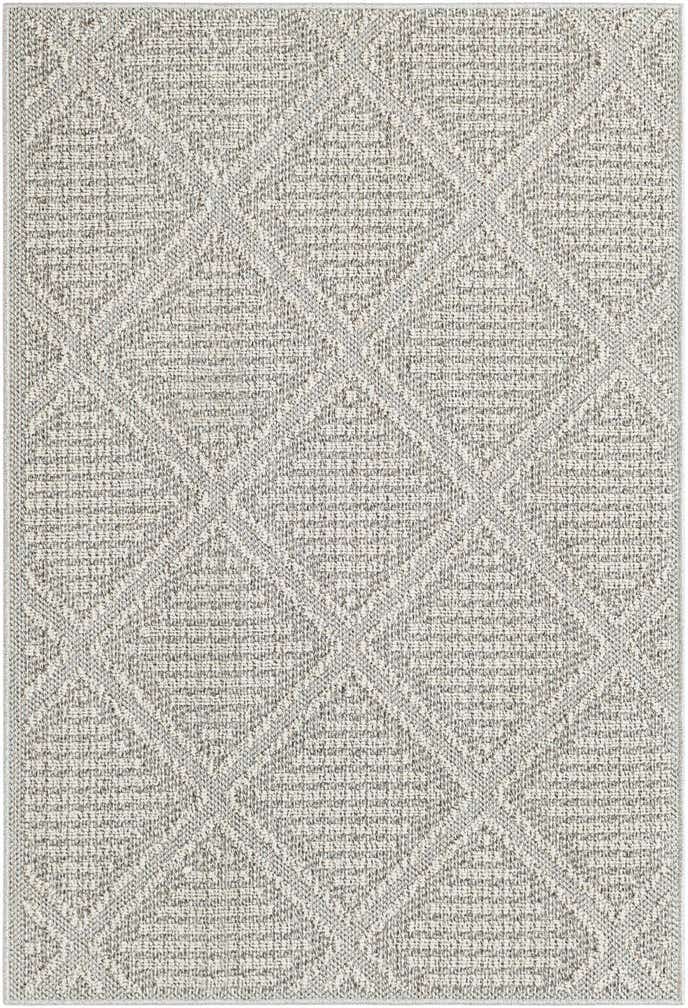 4' 1 x 6' 1 Easy-Clean Lattice Indoor / Outdoor Rug