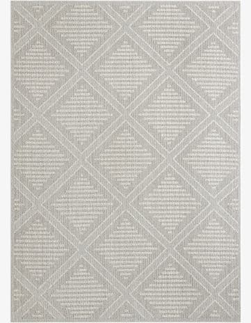10' x 14' 1 Easy-Clean Lattice Indoor / Outdoor Rug