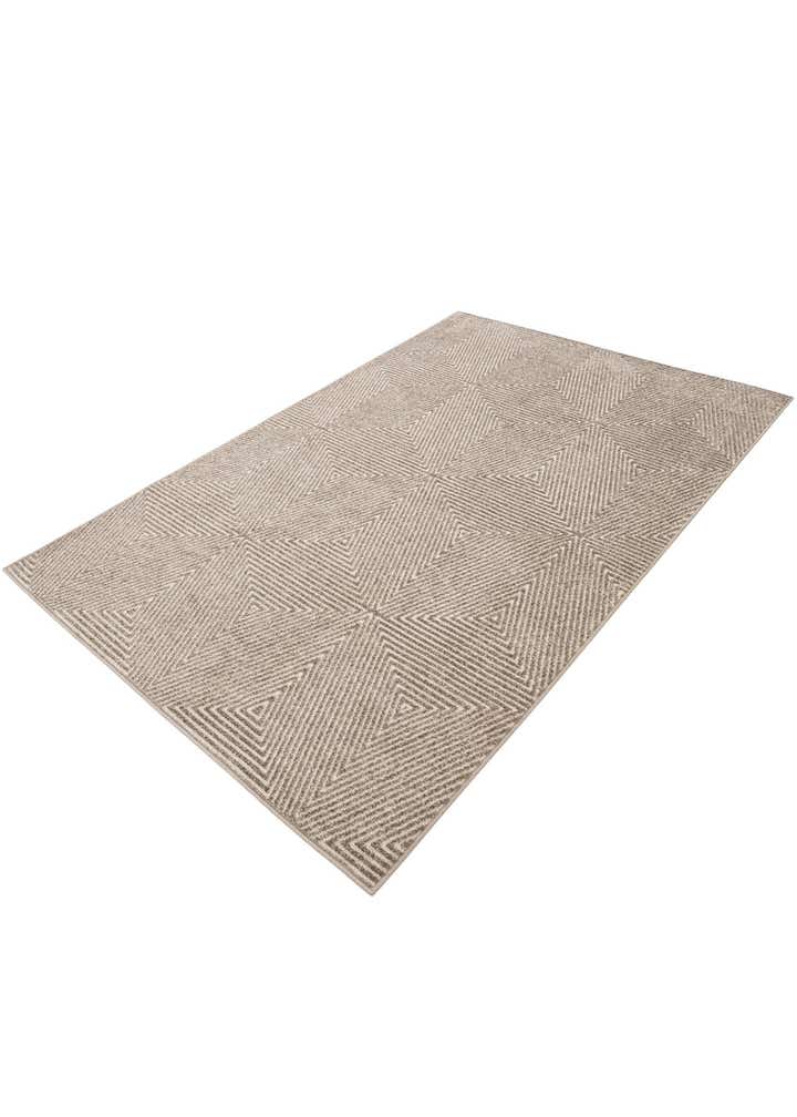 5' 3 x 7' 8 Easy-Clean Modern Indoor / Outdoor Rug