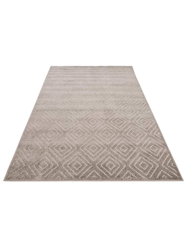 Detail image of 5' 3 x 7' 8 Easy-Clean Modern Indoor / Outdoor Rug