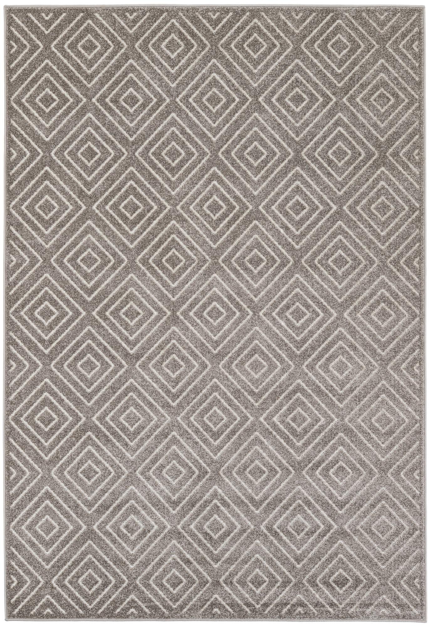 5' 3 x 7' 8 Easy-Clean Modern Indoor / Outdoor Rug