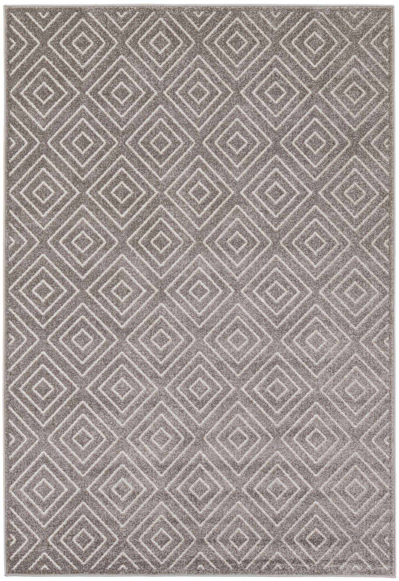5' 3 x 7' 8 Easy-Clean Modern Indoor / Outdoor Rug