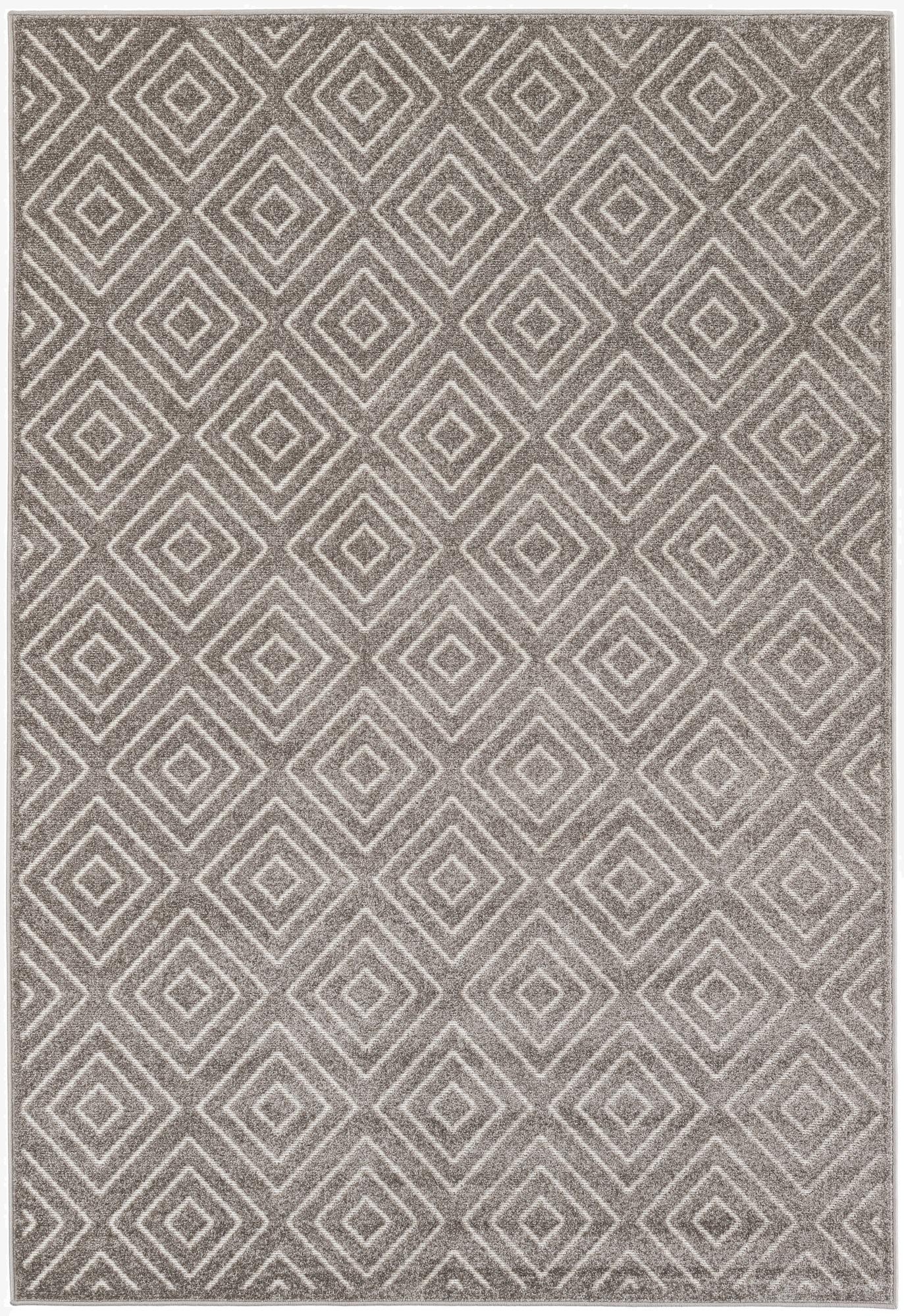 5' 3 x 7' 8  Washable Modern Indoor / Outdoor Rug
