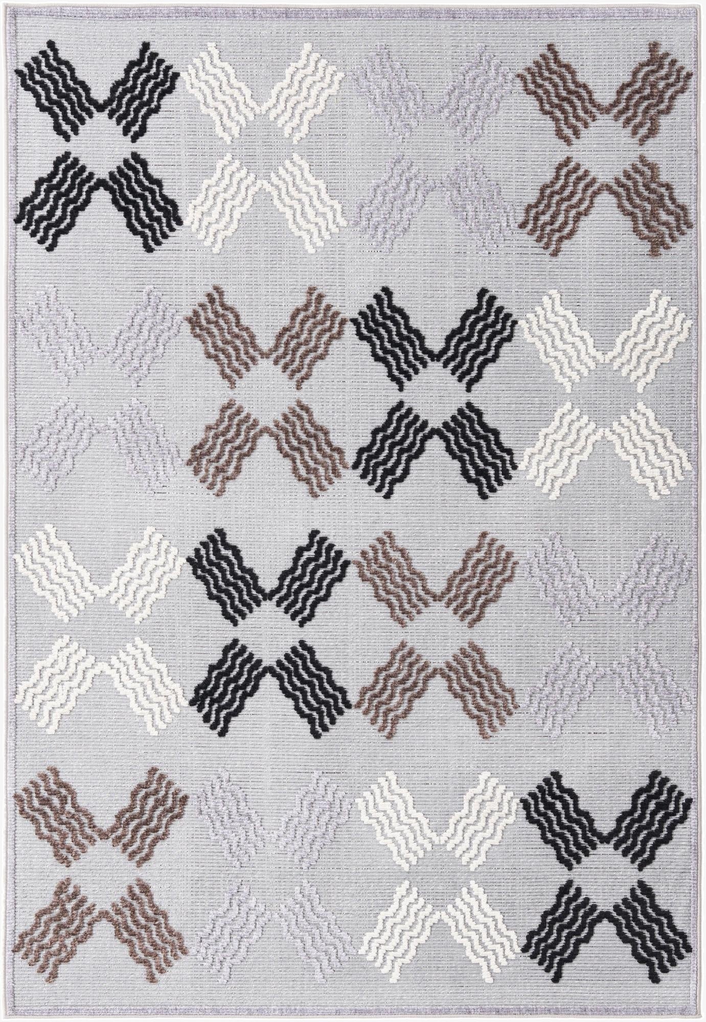 5' x 7' 7  Washable  Indoor / Outdoor Rug