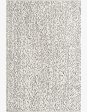 6' 1 x 9' Easy-Clean Safari Indoor / Outdoor Rug