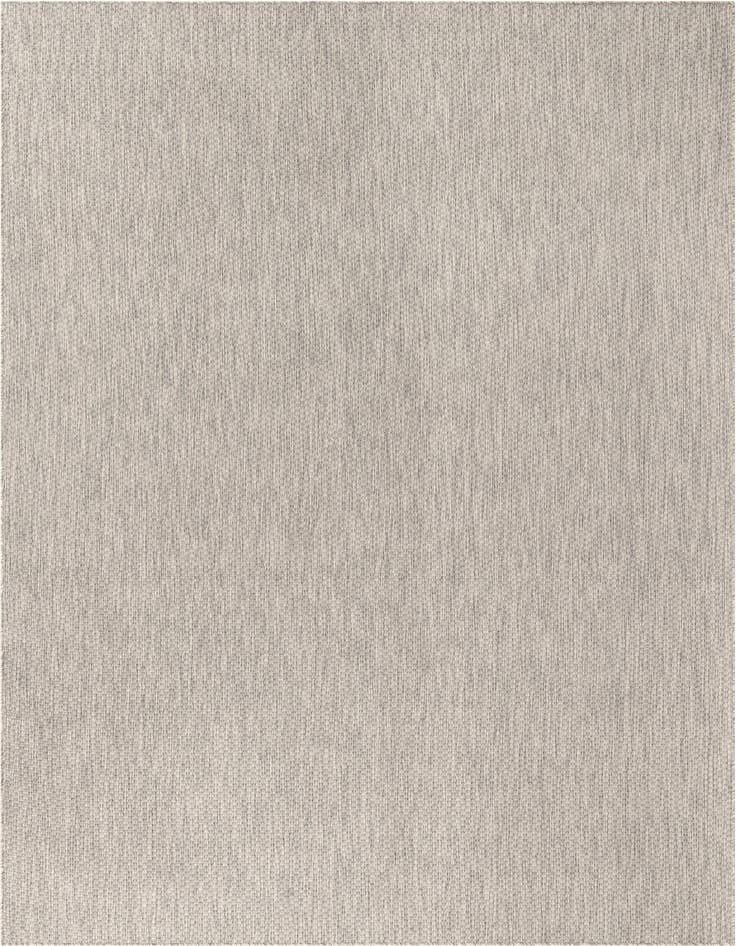 Detail image of 7' 10 x 11' Easy-Clean Solid Indoor / Outdoor Rug