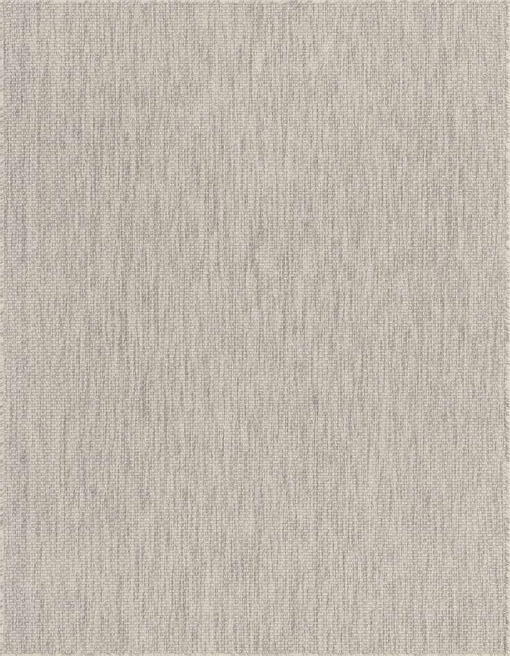 Detail image of 5' 3 x 8' Easy-Clean Solid Indoor / Outdoor Rug