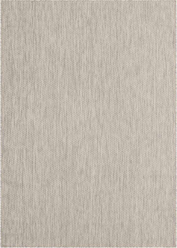 6' x 9' Easy-Clean Solid Indoor / Outdoor Rug