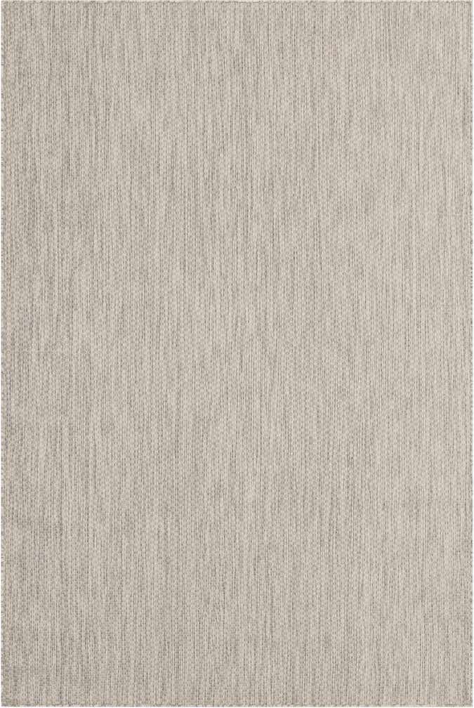 6' x 9' Easy-Clean Solid Indoor / Outdoor Rug