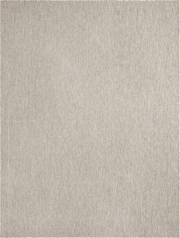 7' 10 x 10' Easy-Clean Solid Indoor / Outdoor Rug