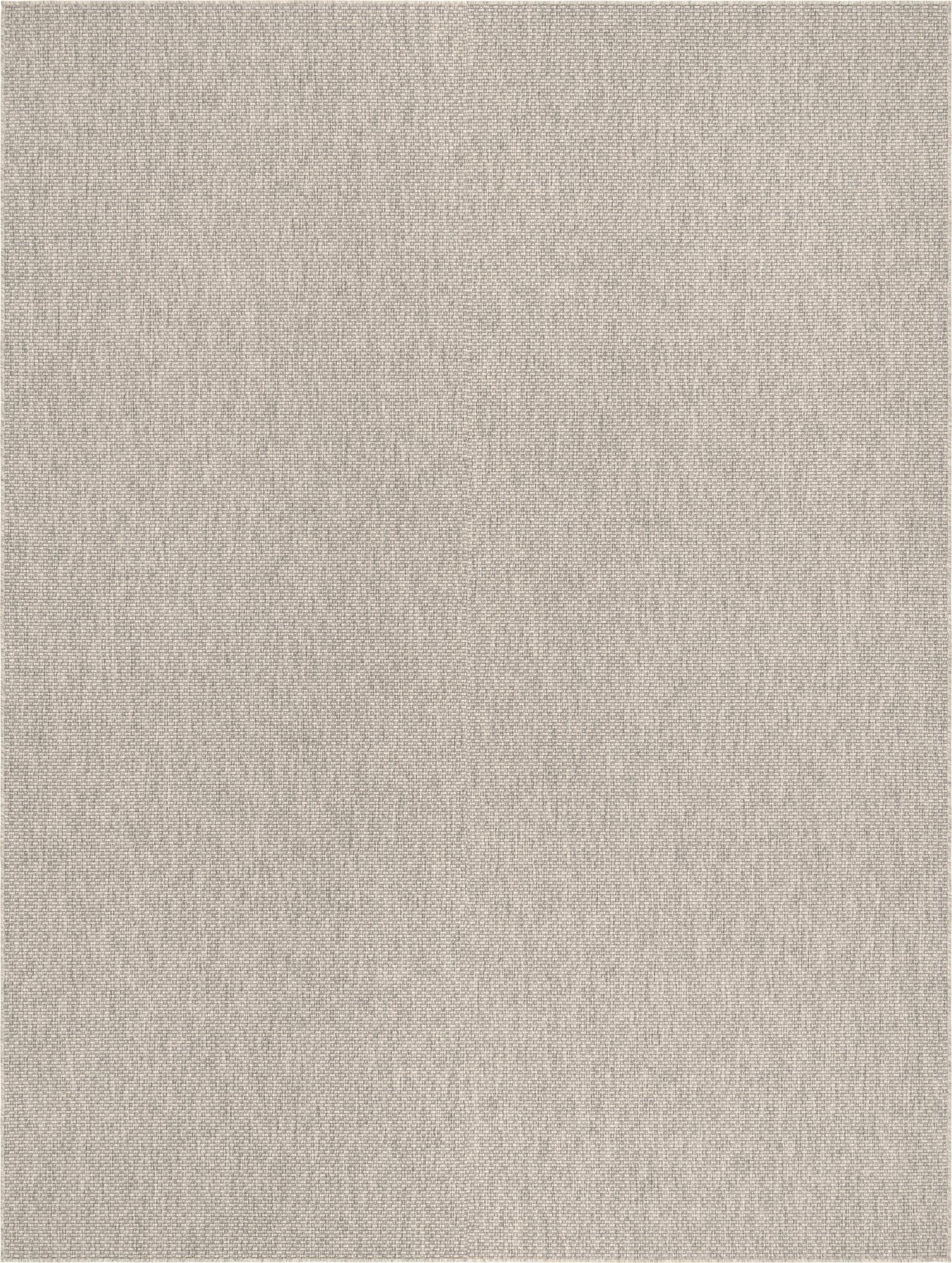 Primary image 10' x 13'  Washable Solid Indoor / Outdoor Rug