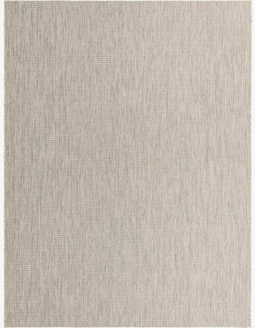 9' x 12' Easy-Clean Solid Indoor / Outdoor Rug