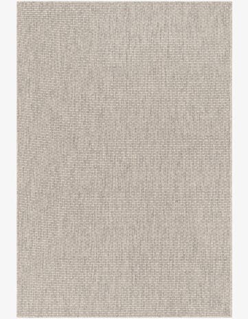 4' x 6' Easy-Clean Solid Indoor / Outdoor Rug