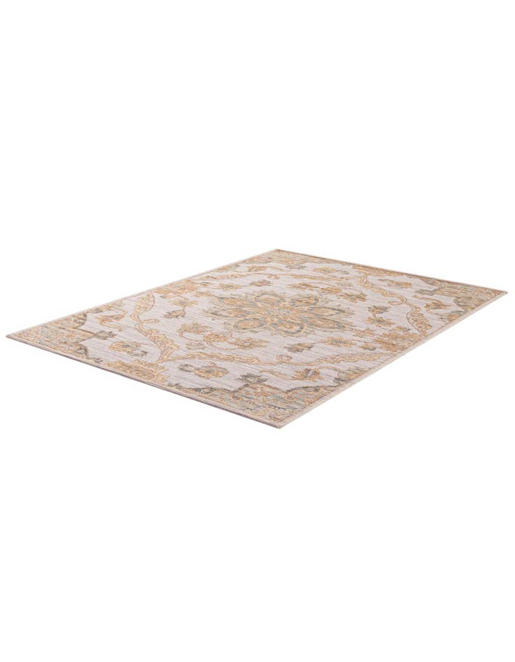 Detail image of 5' 5 x 7' 6  Washable Traditional Indoor / Outdoor Rug