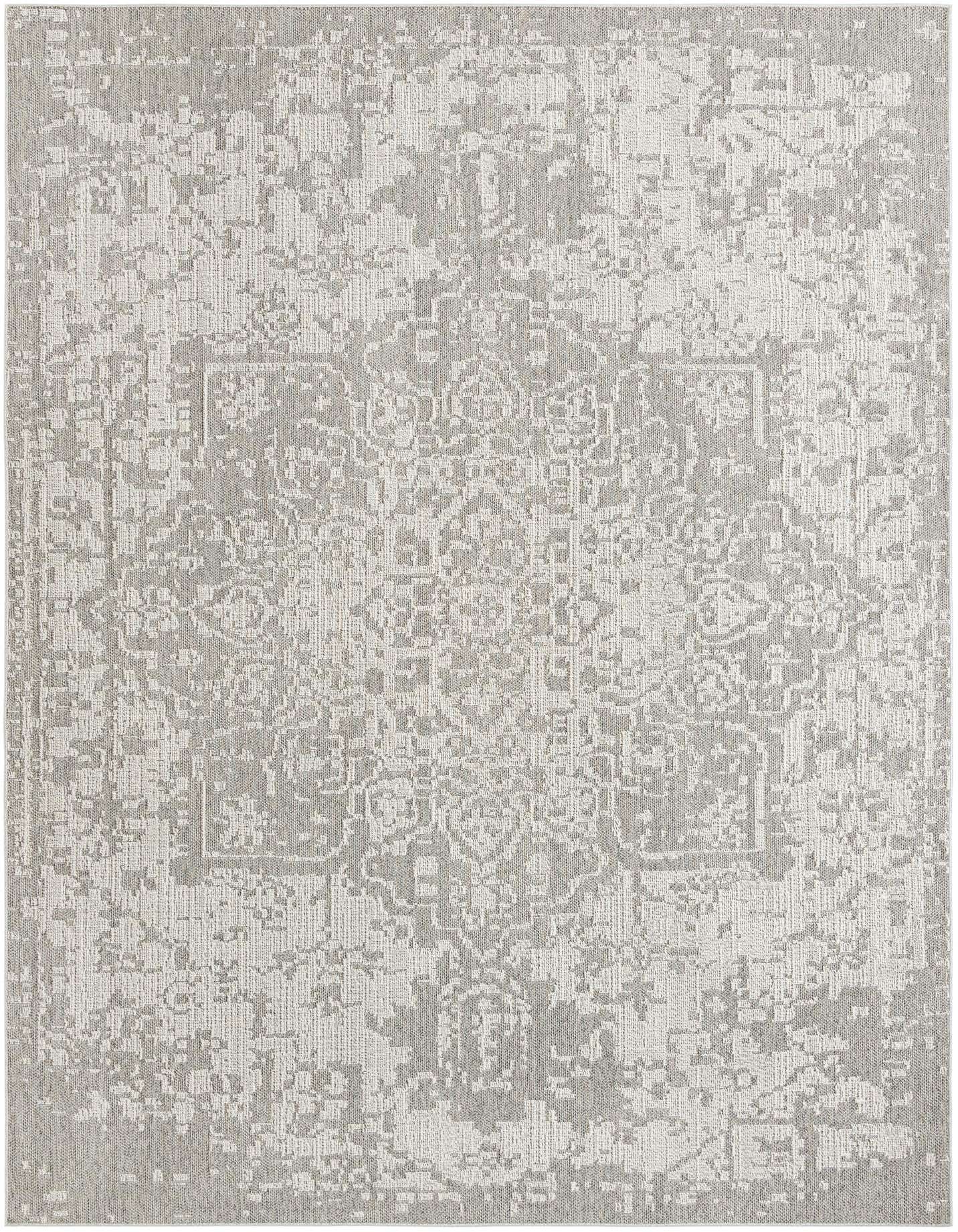 10' x 14' 1 Easy-Clean Traditional Indoor / Outdoor Rug