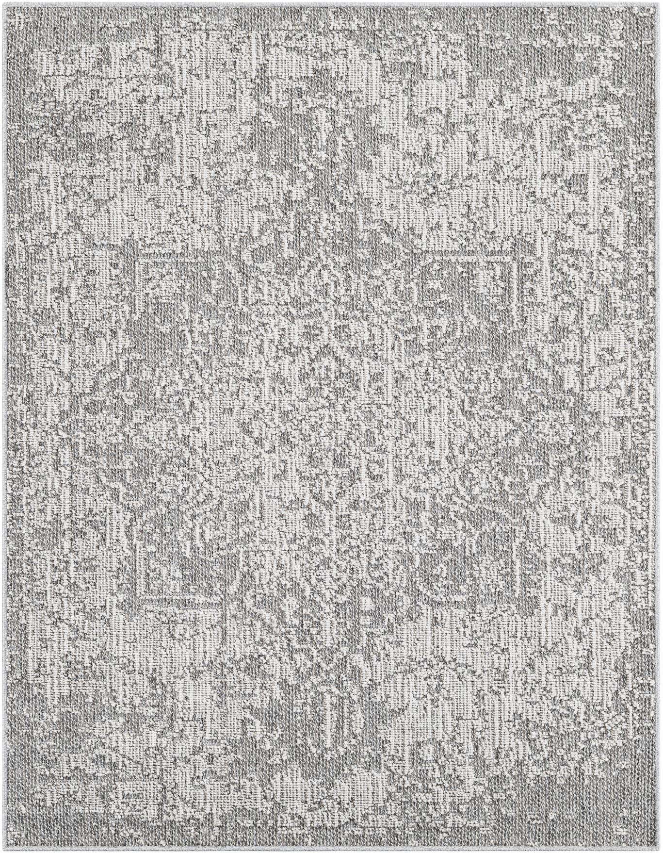 4' 1 x 6' 1 Easy-Clean Traditional Indoor / Outdoor Rug