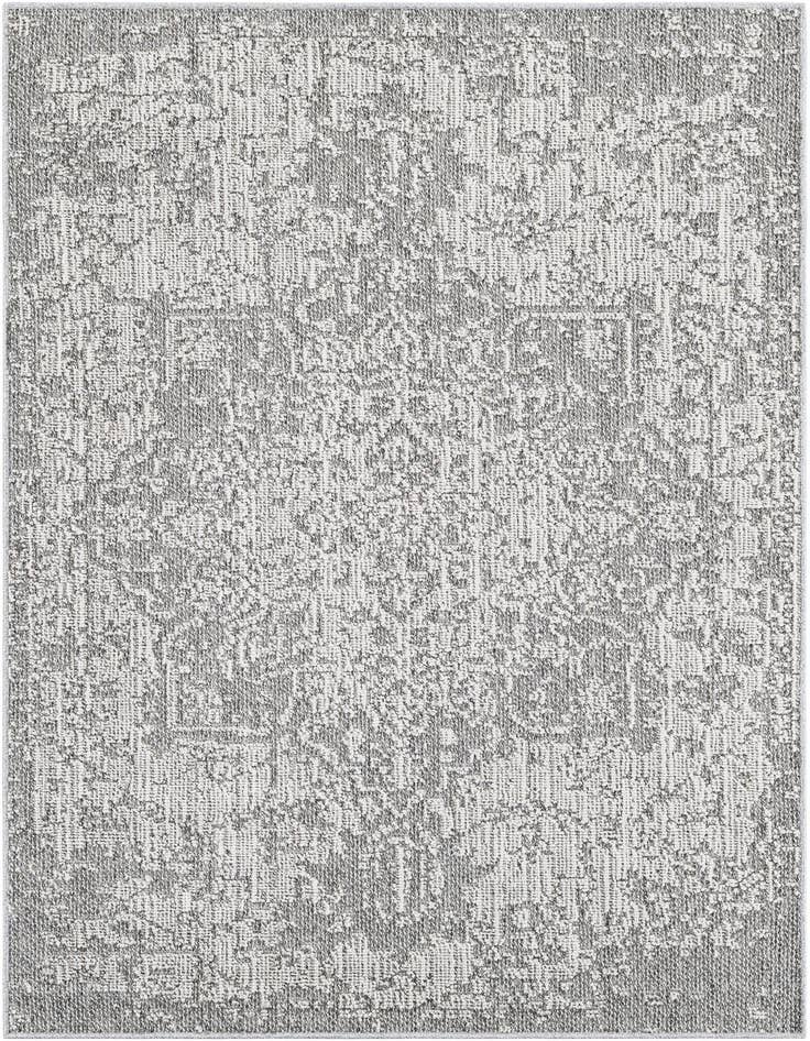 Detail image of 4' 1 x 6' 1 Easy-Clean Traditional Indoor / Outdoor Rug