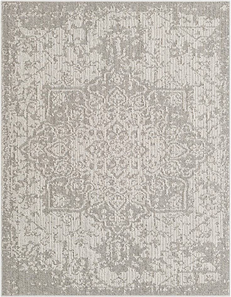Detail image of 5' 3 x 8' Easy-Clean Traditional Indoor / Outdoor Rug