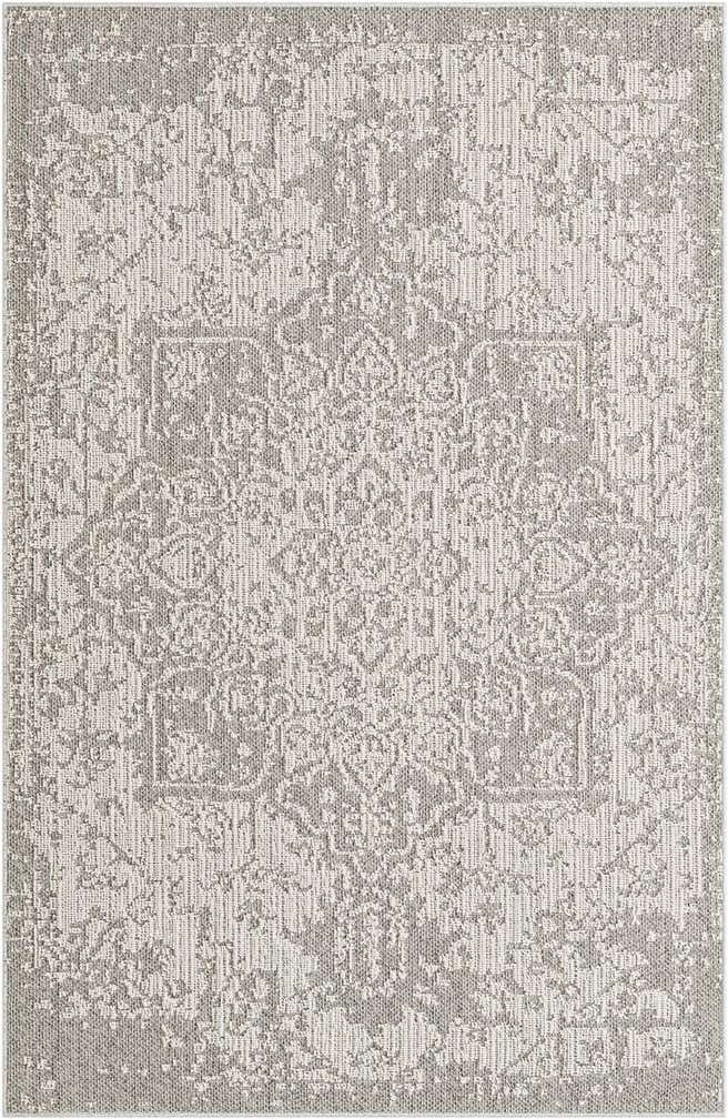 5' 3 x 8' Easy-Clean Traditional Indoor / Outdoor Rug