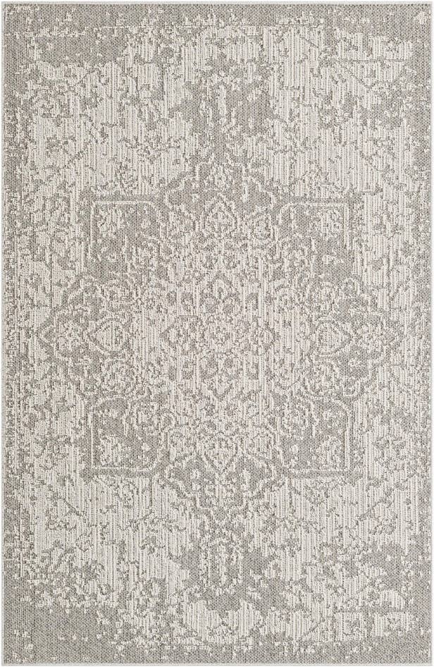 Detail image of 5' 3 x 8' Easy-Clean Traditional Indoor / Outdoor Rug