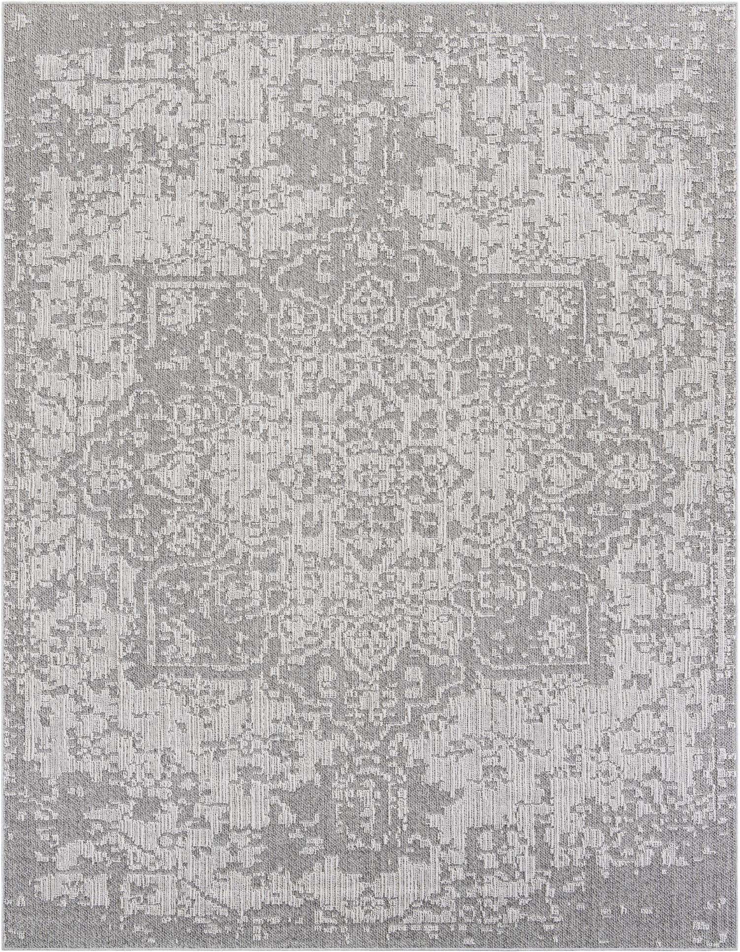 9' x 12' Easy-Clean Traditional Indoor / Outdoor Rug