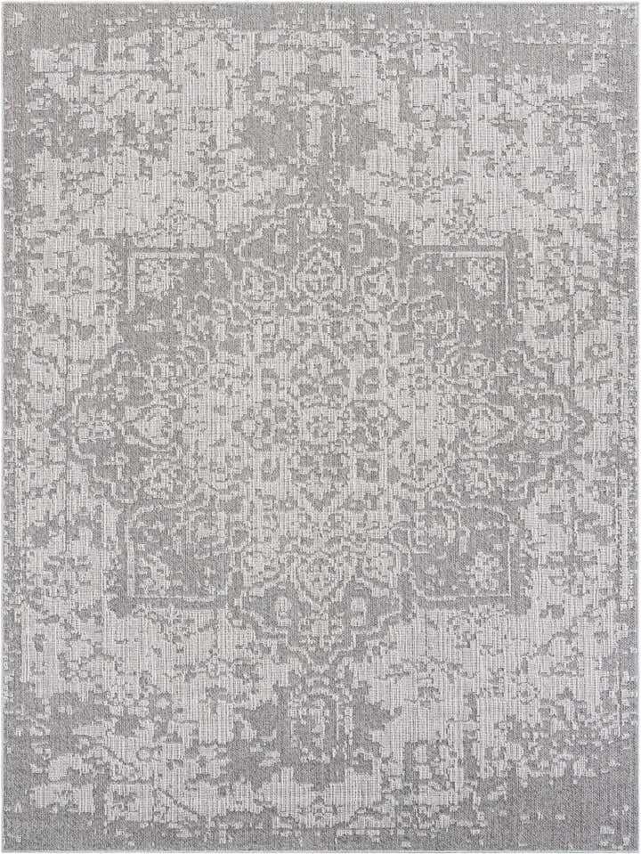 9' x 12' Easy-Clean Traditional Indoor / Outdoor Rug