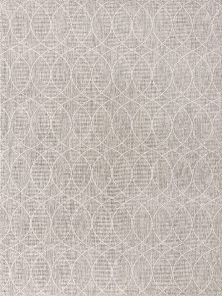 Detail image of 9' x 12' Easy-Clean Trellis Indoor / Outdoor Rug