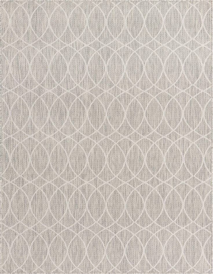 Detail image of 5' 3 x 8' Easy-Clean Trellis Indoor / Outdoor Rug