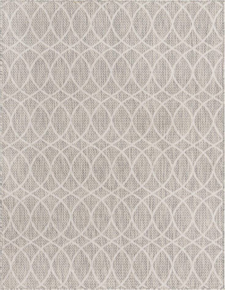 Detail image of 4' x 6' Easy-Clean Trellis Indoor / Outdoor Rug