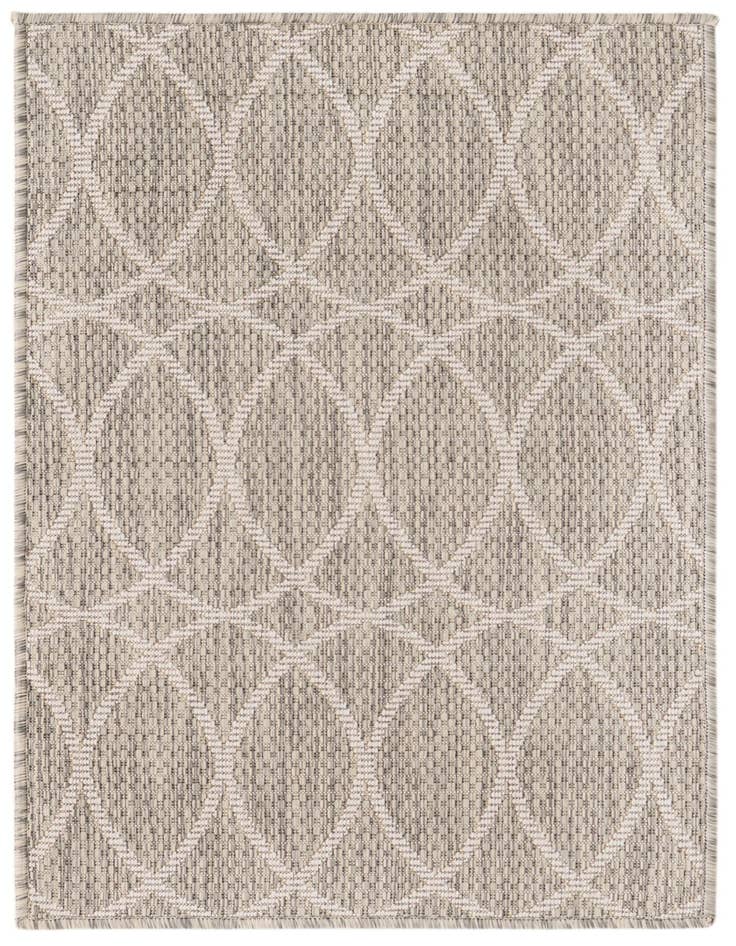 Detail image of 2' x 3' Easy-Clean Trellis Indoor / Outdoor Rug