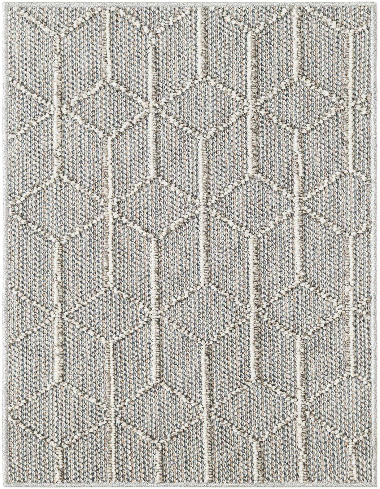 2' x 3' 1 Easy-Clean Trellis Indoor / Outdoor Rug