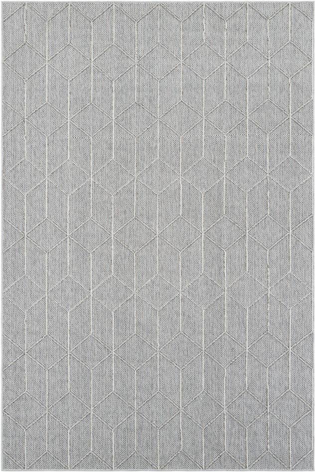 Detail image of 6' 1 x 9' Easy-Clean Trellis Indoor / Outdoor Rug