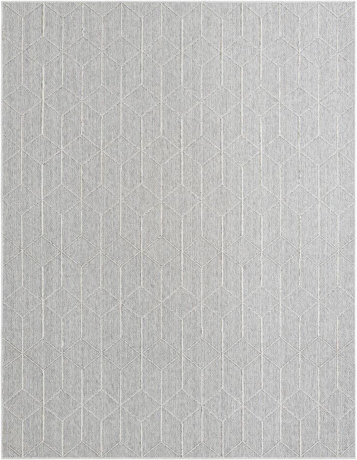 Detail image of 7' 10 x 10' Easy-Clean Trellis Indoor / Outdoor Rug