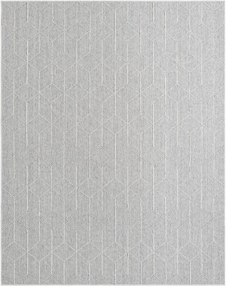 7' 10 x 10' Easy-Clean Trellis Indoor / Outdoor Rug