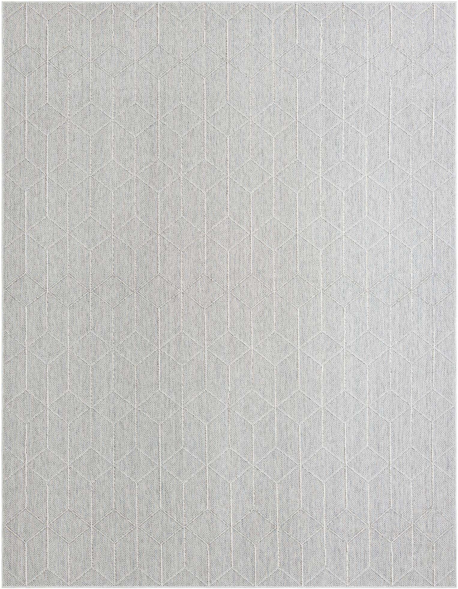9' x 12' Easy-Clean Trellis Indoor / Outdoor Rug