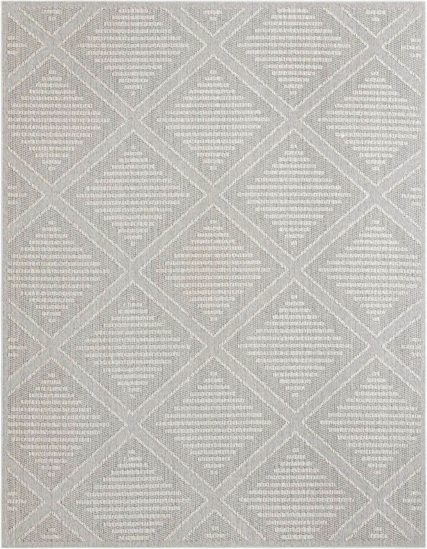 10' x 14' 1 Easy-Clean Trellis Indoor / Outdoor Rug