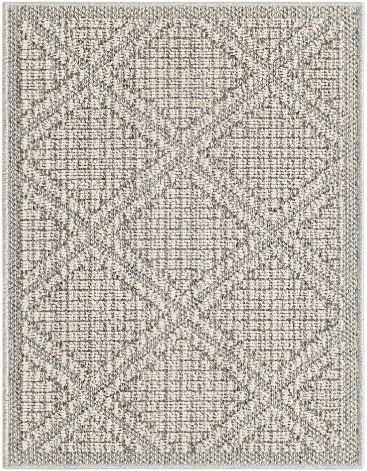 Detail image of 2' x 3' 1 Easy-Clean Trellis Indoor / Outdoor Rug