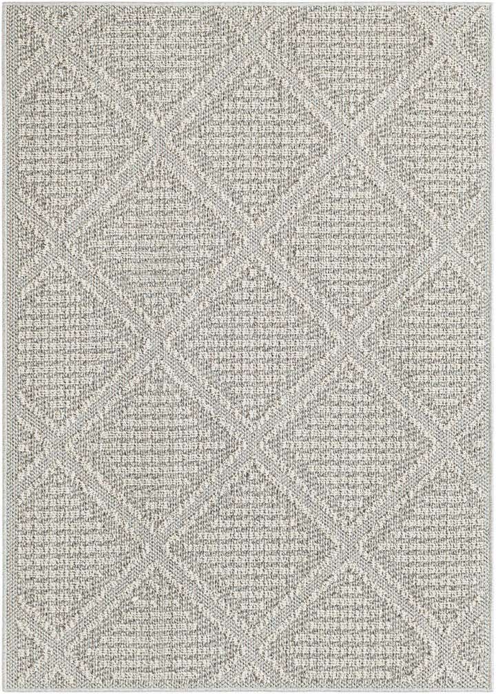 4' 1 x 6' 1 Easy-Clean Trellis Indoor / Outdoor Rug
