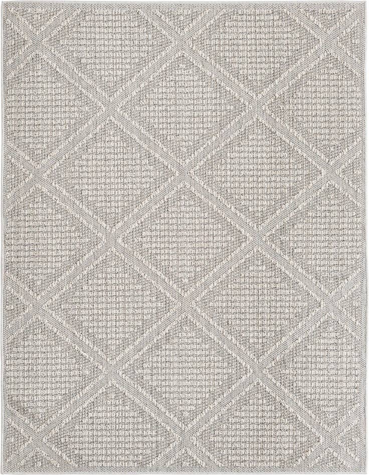 Detail image of 5' 3 x 8' Easy-Clean Trellis Indoor / Outdoor Rug