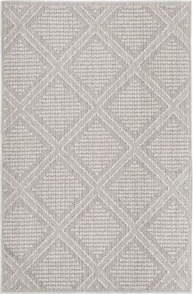 5' 3 x 8' Easy-Clean Trellis Indoor / Outdoor Rug