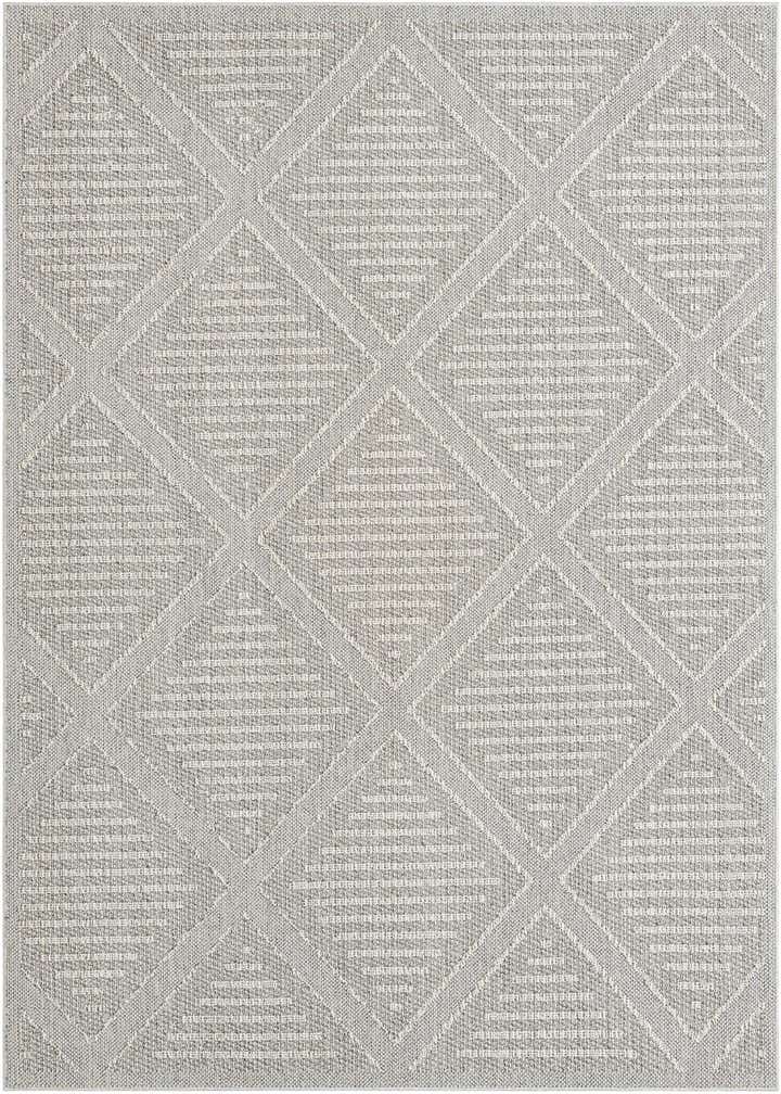7' 10 x 10' Easy-Clean Trellis Indoor / Outdoor Rug