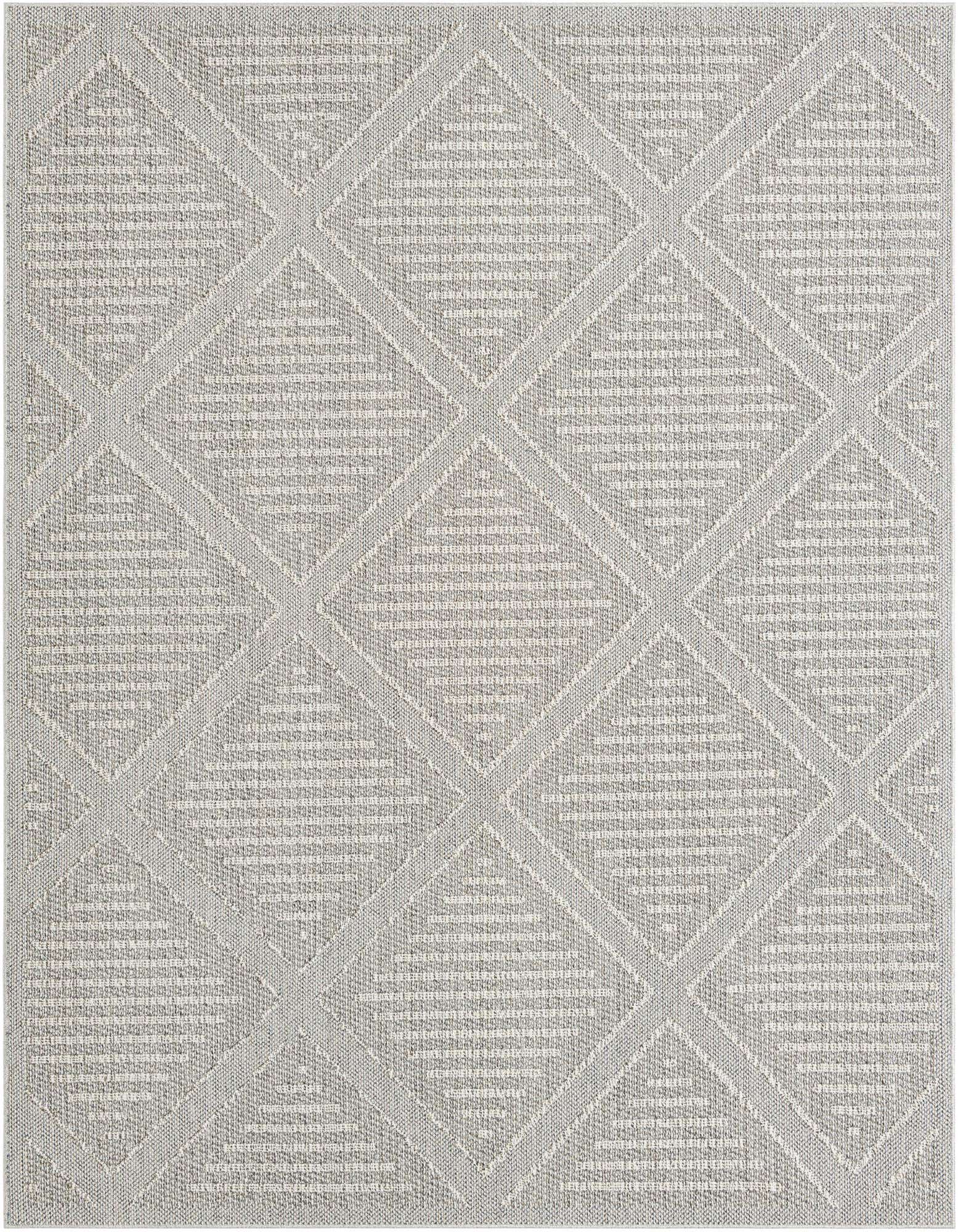7' 10 x 10' Easy-Clean Trellis Indoor / Outdoor Rug