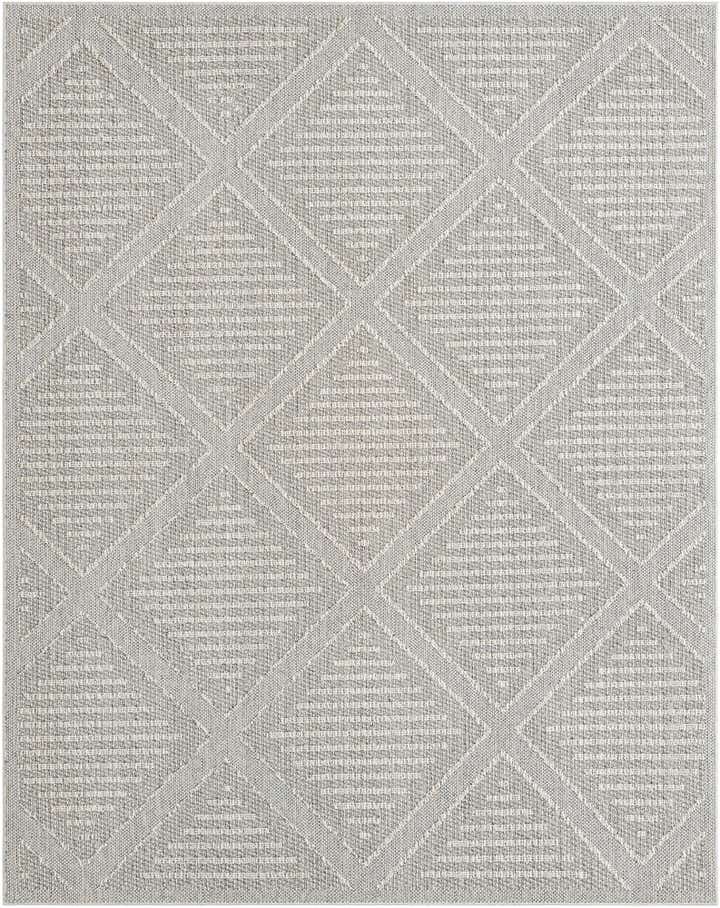 7' 10 x 10' Easy-Clean Trellis Indoor / Outdoor Rug