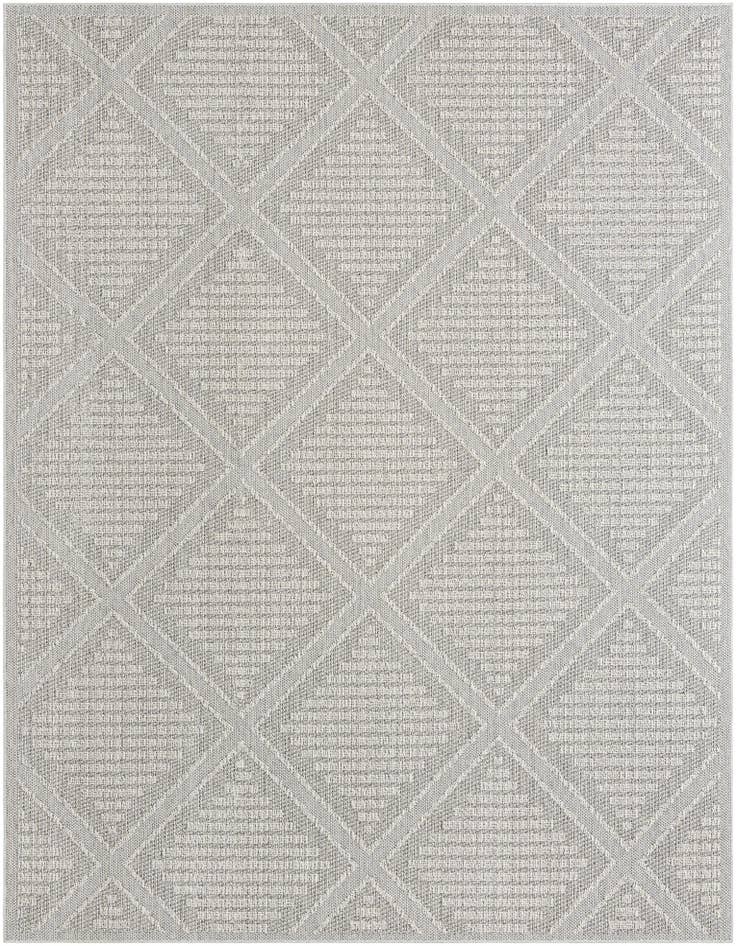Detail image of 9' x 12' Easy-Clean Trellis Indoor / Outdoor Rug