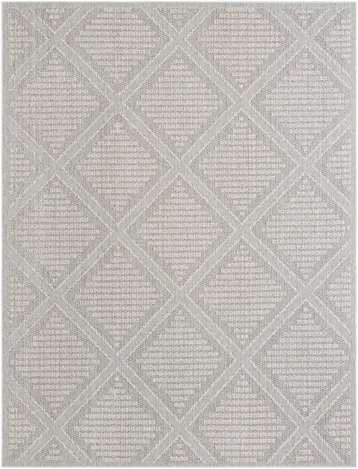 Detail image of 9' x 12' Easy-Clean Trellis Indoor / Outdoor Rug