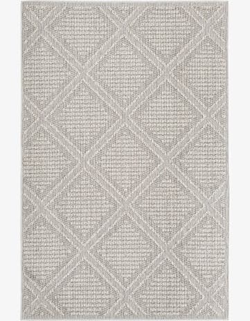 5' 3 x 8' Easy-Clean Trellis Indoor / Outdoor Rug