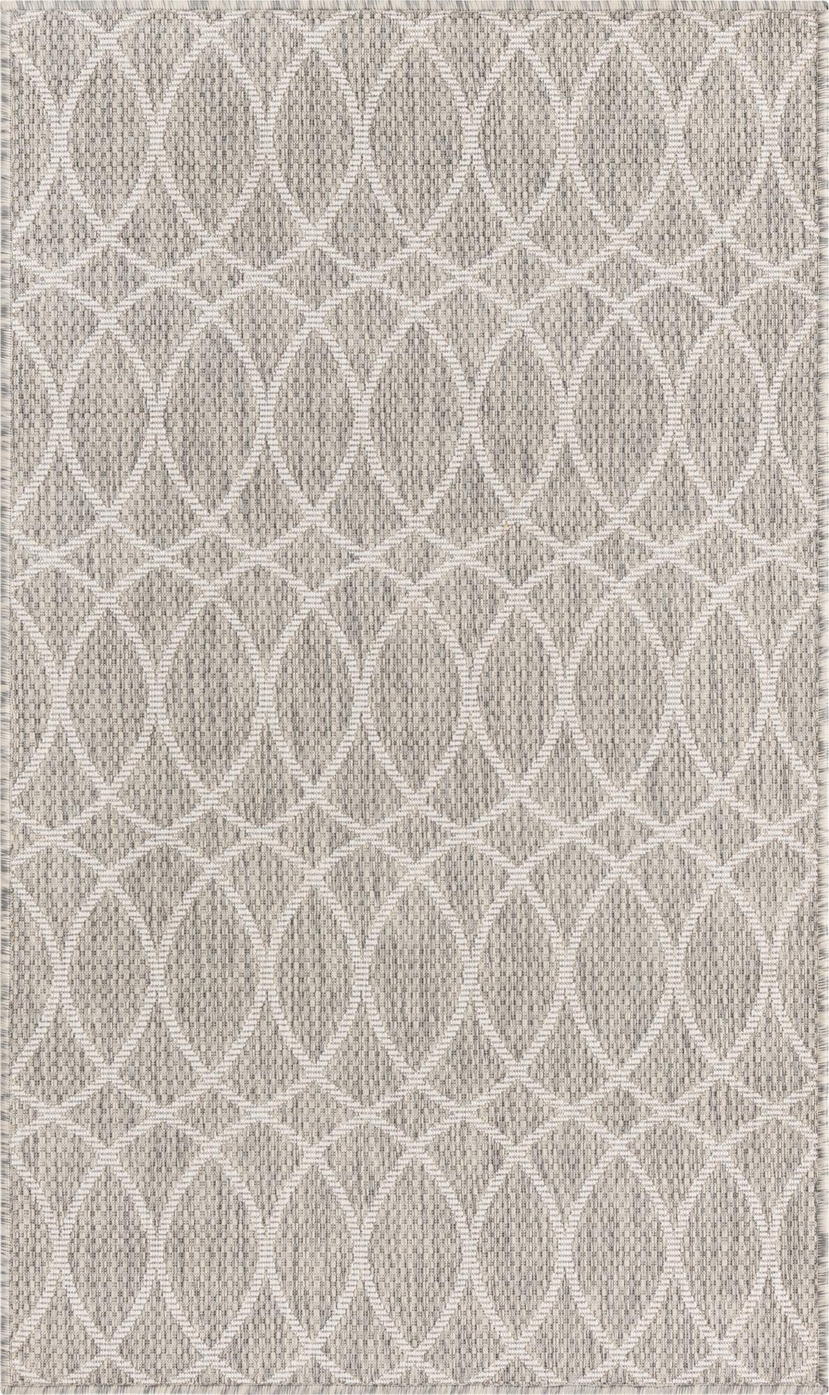 Primary image 3' x 5' 3  Washable Trellis Indoor / Outdoor Rug