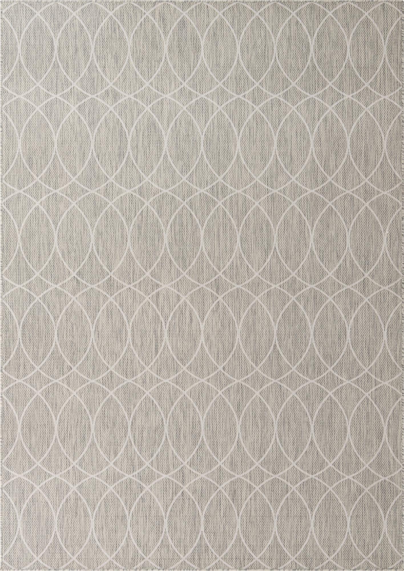 7' 10 x 11'  Washable Trellis Indoor / Outdoor Rug